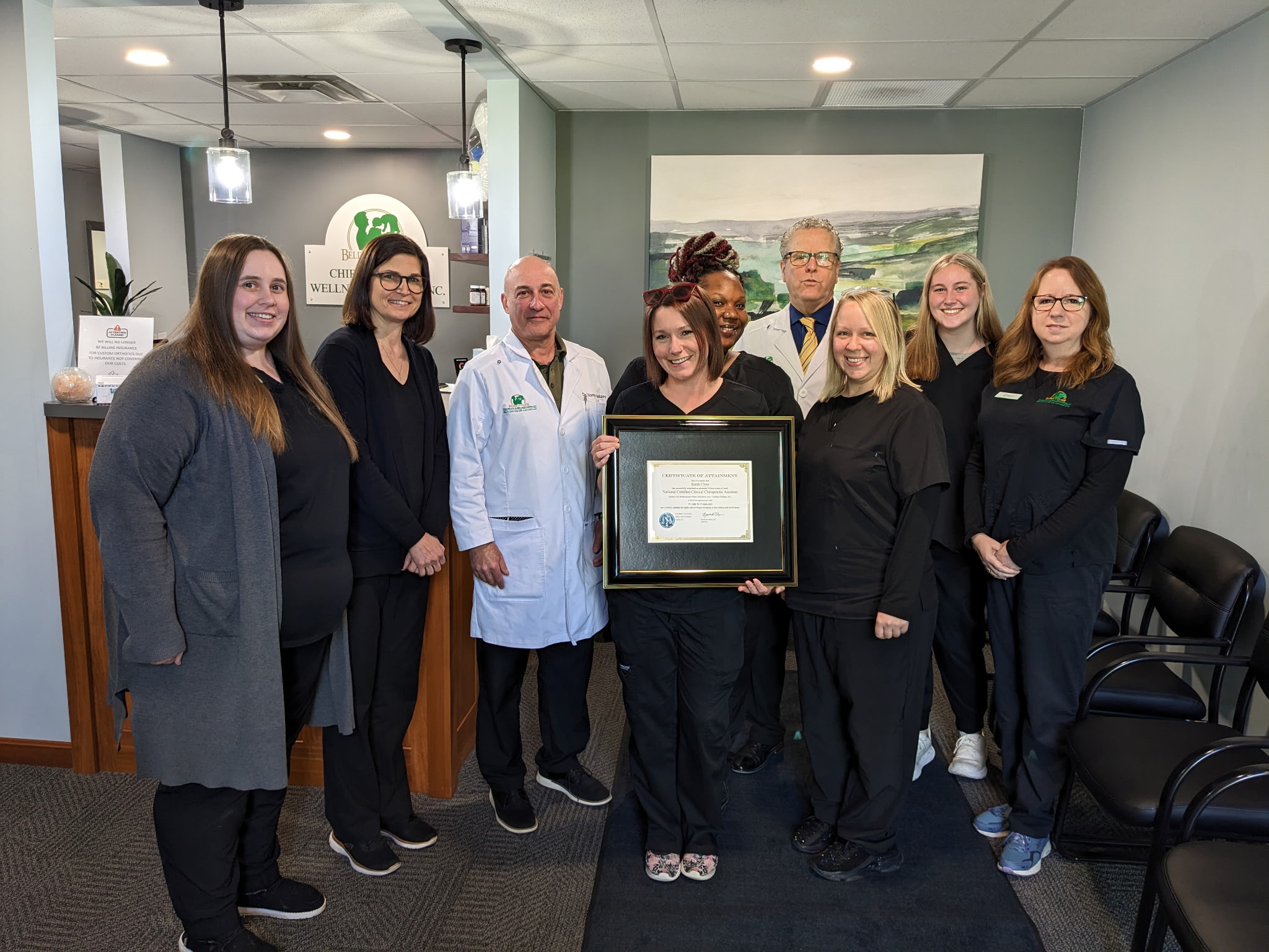 Celebrating Growth: Sarah C. Becomes Certified Chiropractic Assistant at Belden Village Chiropractic