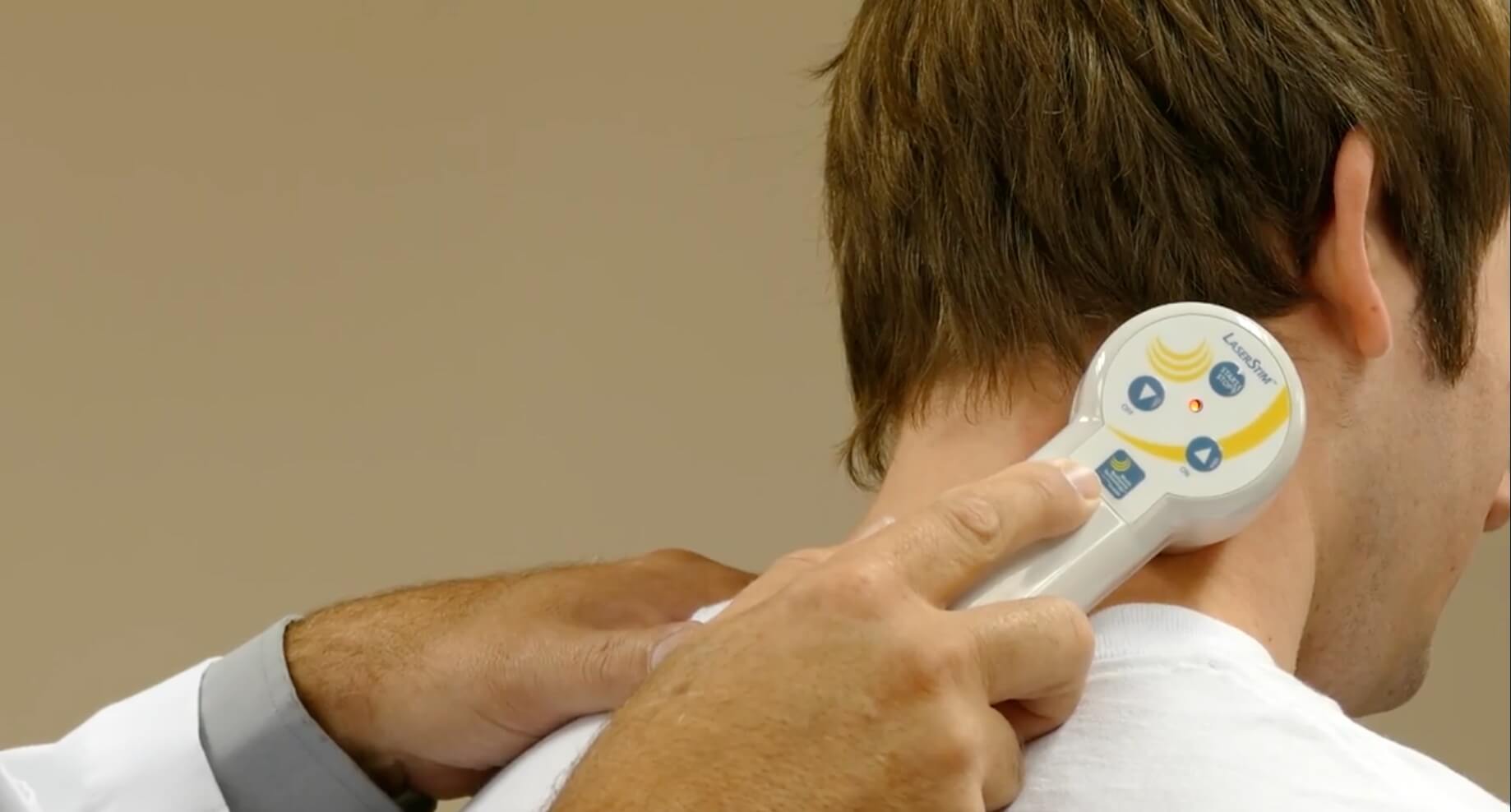 Dr. Brent Ungar Demonstrates Cold Laser Therapy Technology